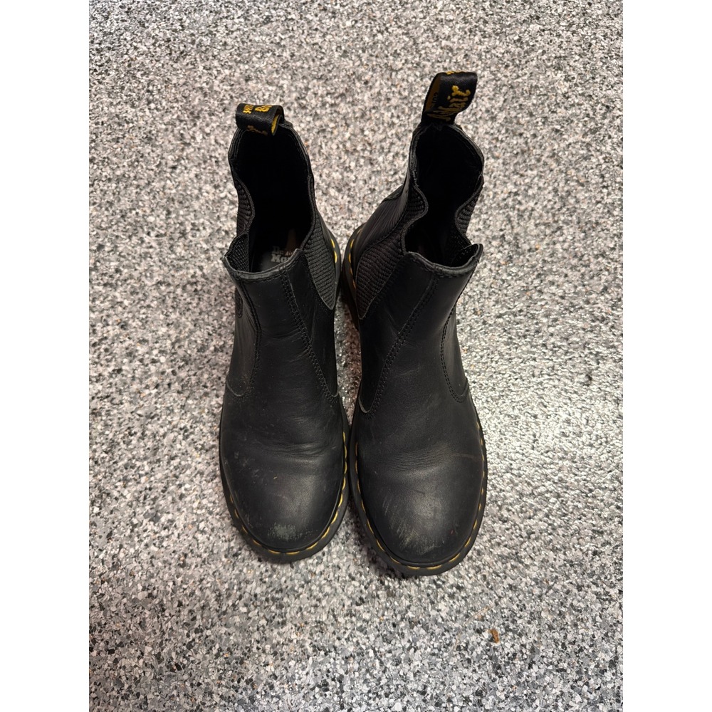 Dr. Martens 2976 Black Leather Chelsea Boots Women 7 Men 6 UK 5 EU 38 AW004